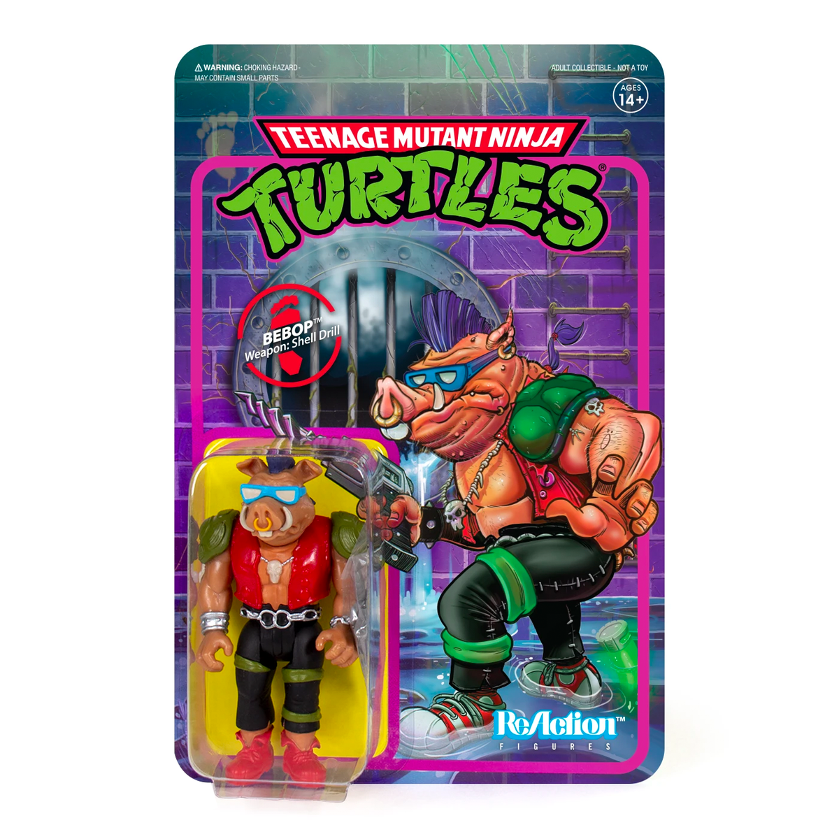 Teenage Mutant Ninja Turtles ReAction Figure - Bebop