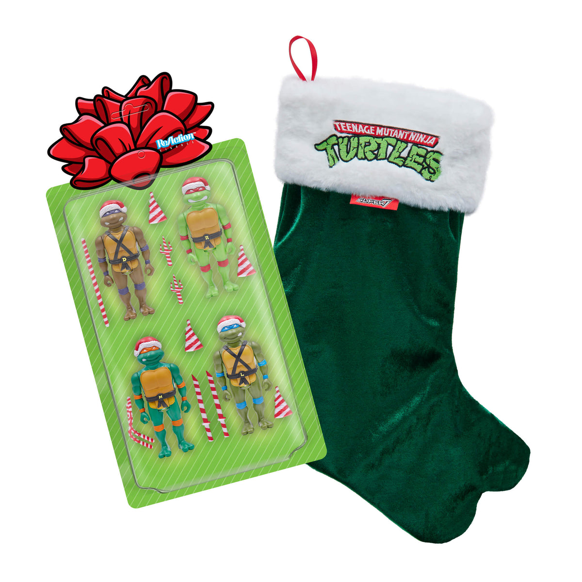Teenage Mutant Ninja Turtles ReAction Wave 5 - Holiday