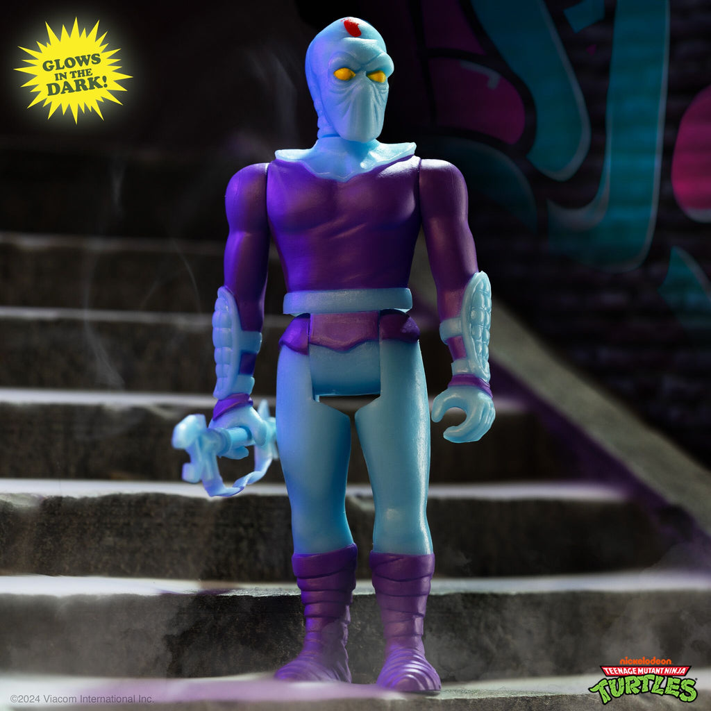 Teenage Mutant Ninja Turtles ReAction Figures - Foot Soldier (Blue Glow)