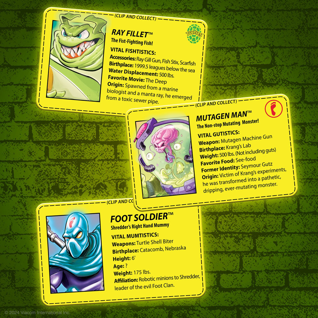 Teenage Mutant Ninja Turtles ReAction Figures - Mutagen Man (Glow)