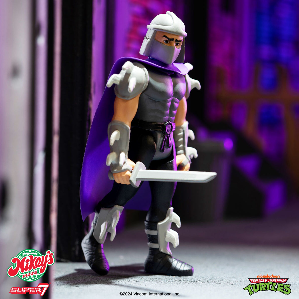 Teenage Mutant Ninja Turtles ReAction Figures Wave 10 - Undercover Michelangelo, Rocksteady, Bebop, Shredder