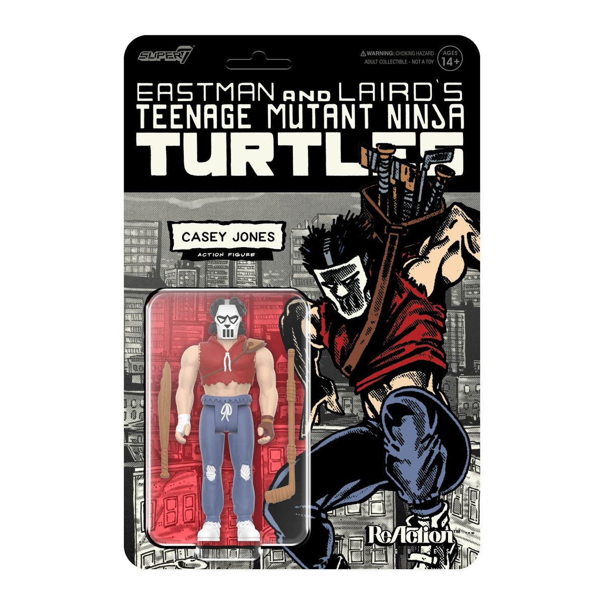 Teenage Mutant Ninja Turtles ReAction Figures Wave 11 - Casey Jones (Comic Color)