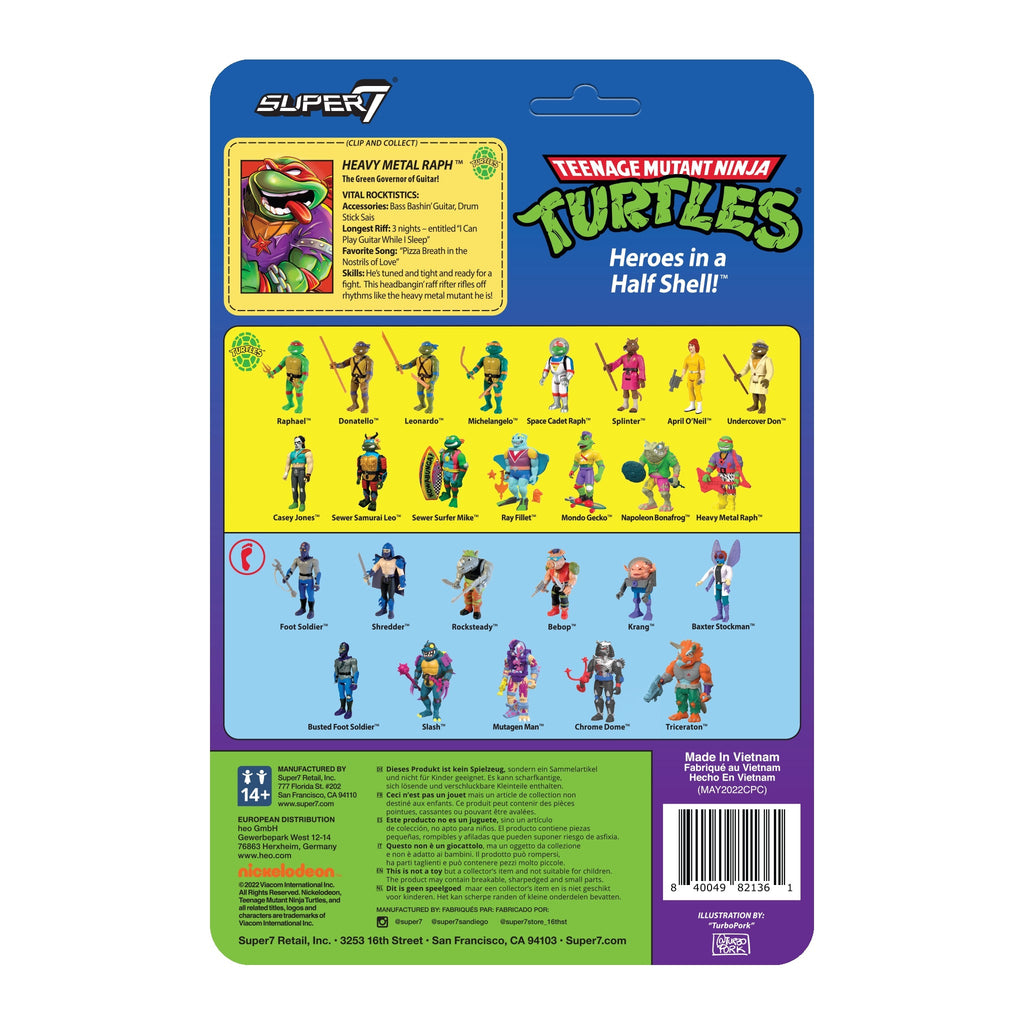 Teenage Mutant Ninja Turtles ReAction Wave 6 - Heavy Metal Raph