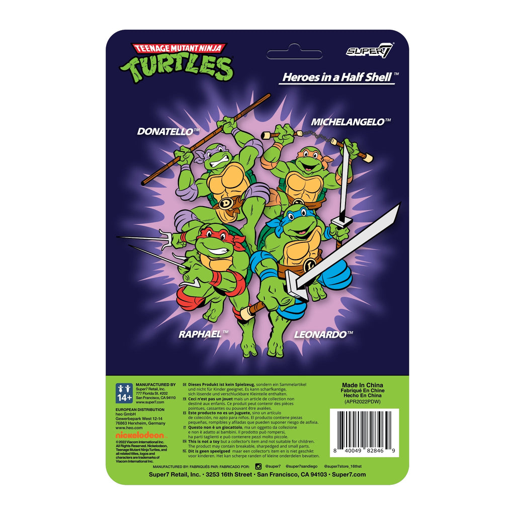 Teenage Mutant Ninja Turtles ReAction Wave 7 - Michelangelo Toon