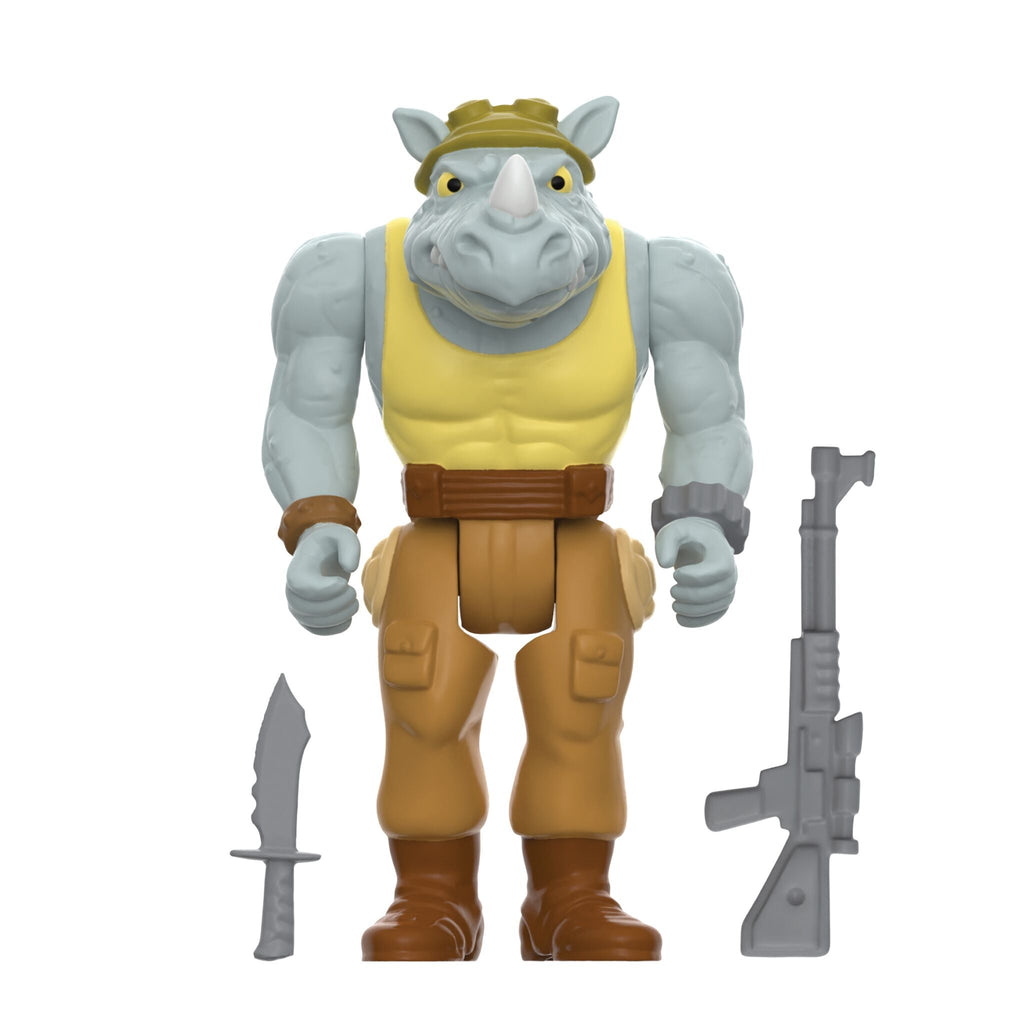 Teenage Mutant Ninja Turtles ReAction Figures Wave 08 - Rocksteady (Cartoon)