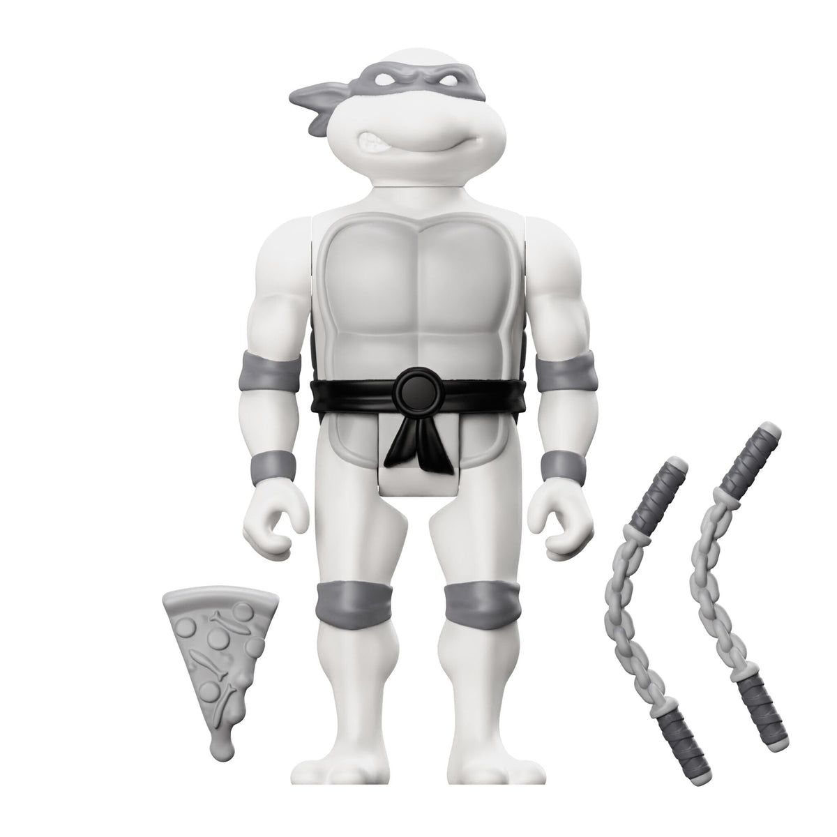 Teenage Mutant Ninja Turtles ReAction Figure Wave 9 - Donatello, Leonardo, Michelangelo & Raphael (Comic Greyscale)