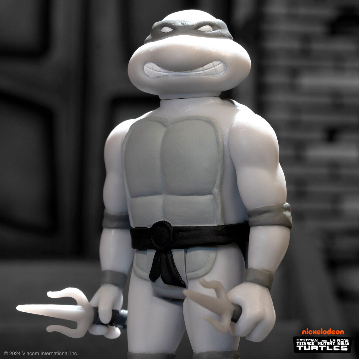 Teenage Mutant Ninja Turtles ReAction Figure Wave 9 - Donatello, Leonardo, Michelangelo & Raphael (Comic Greyscale)