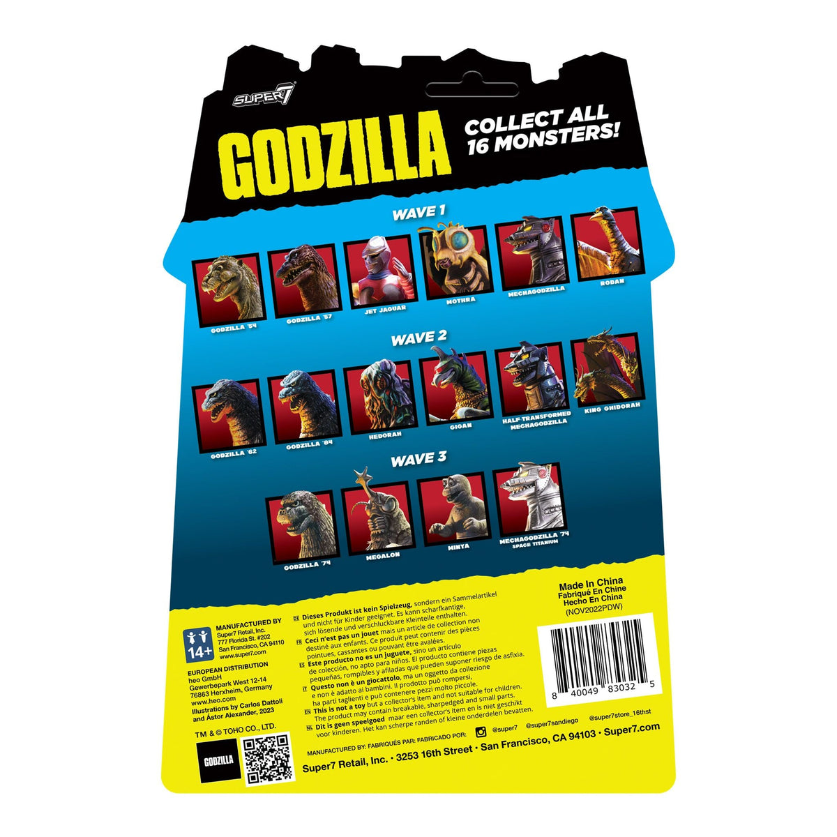 Toho ReAction Figures Wave 03 - Mechagodzilla '74 (Space Titanium)