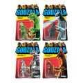 Toho ReAction Figures Wave 07 - Godzilla '84 (Heat Ray), Mechagodzilla (1975), Titanosaurus, Godzilla (Semi-Clear Green version)