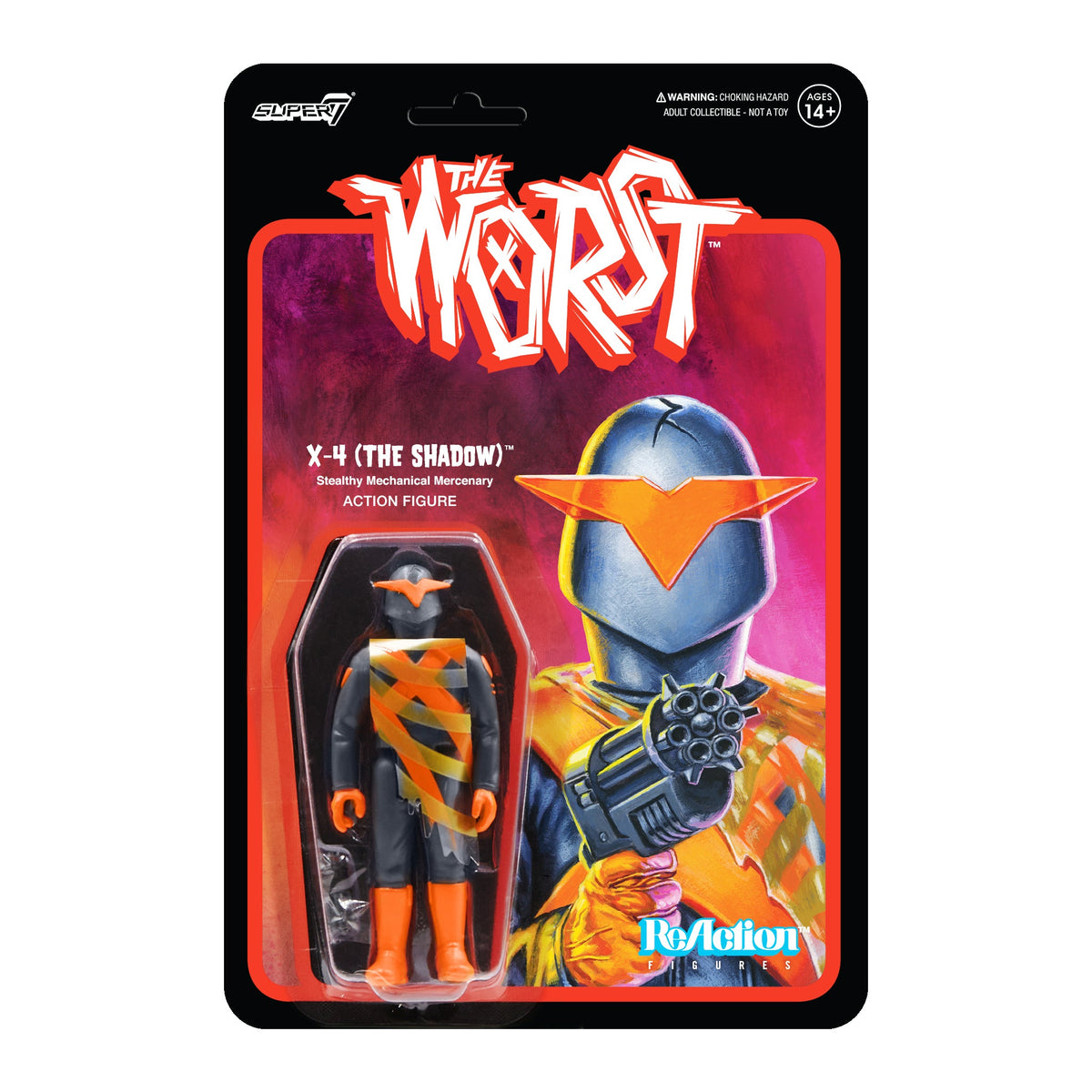 The Worst ReAction Figures Wave 3 - X-4 (The Shadow)
