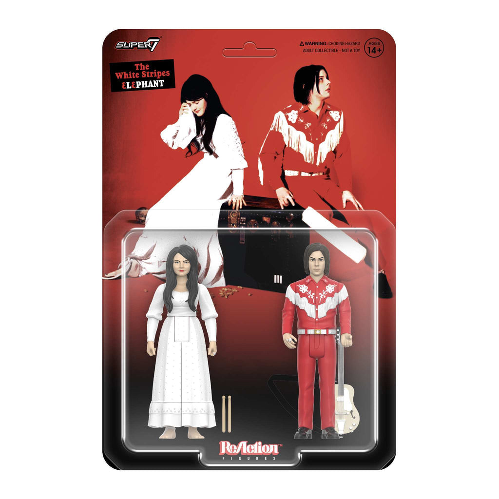 The White Stripes ReAction Figures Wave 02 - The White Stripes 2-Pack (Elephant)