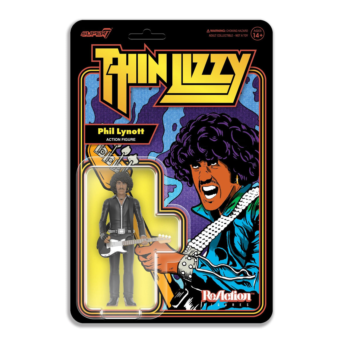 Thin Lizzy ReAction Figures - Phil Lynott (Black Leather)