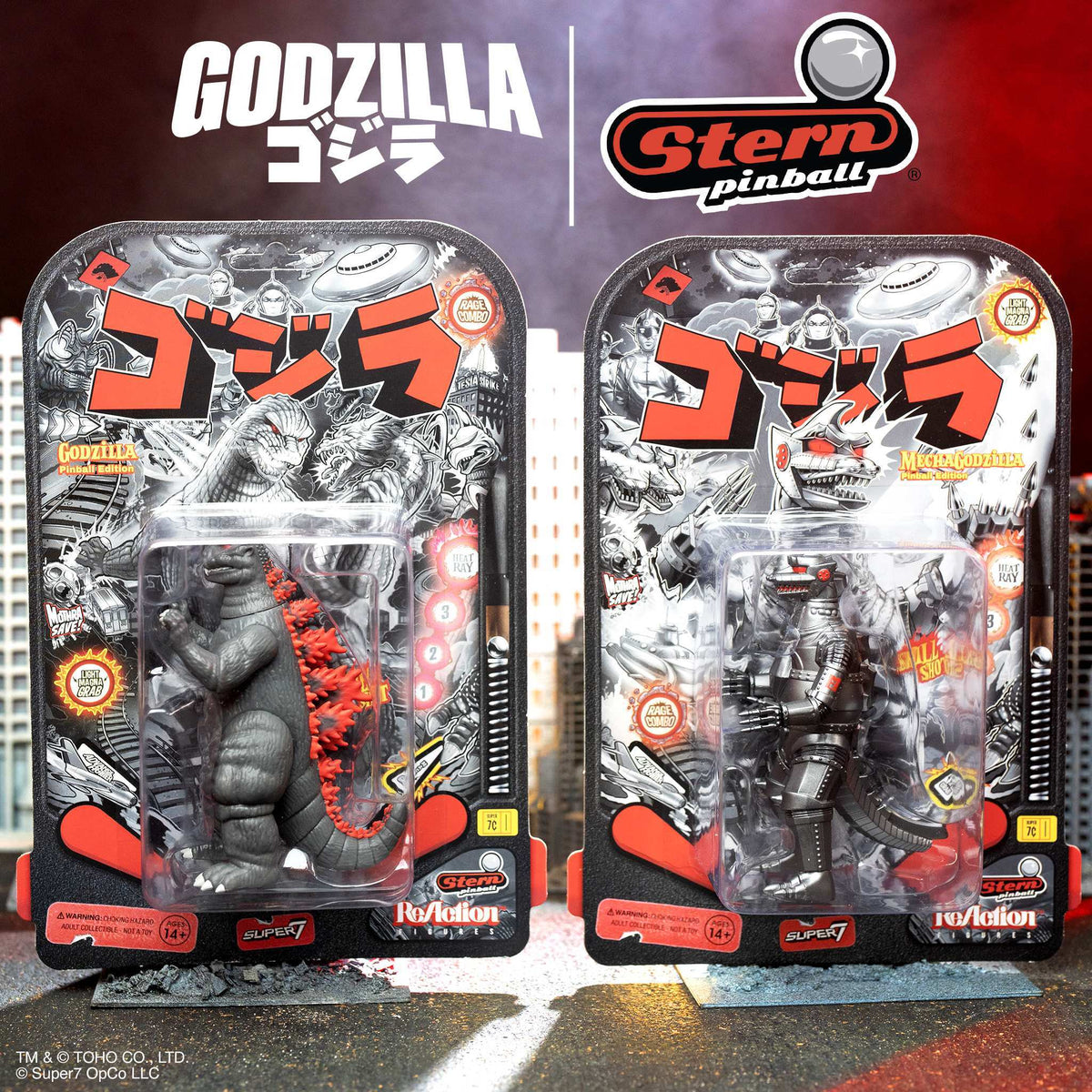 Toho ReAction Figures - Godzilla '84 (70th Stern Pinball )
