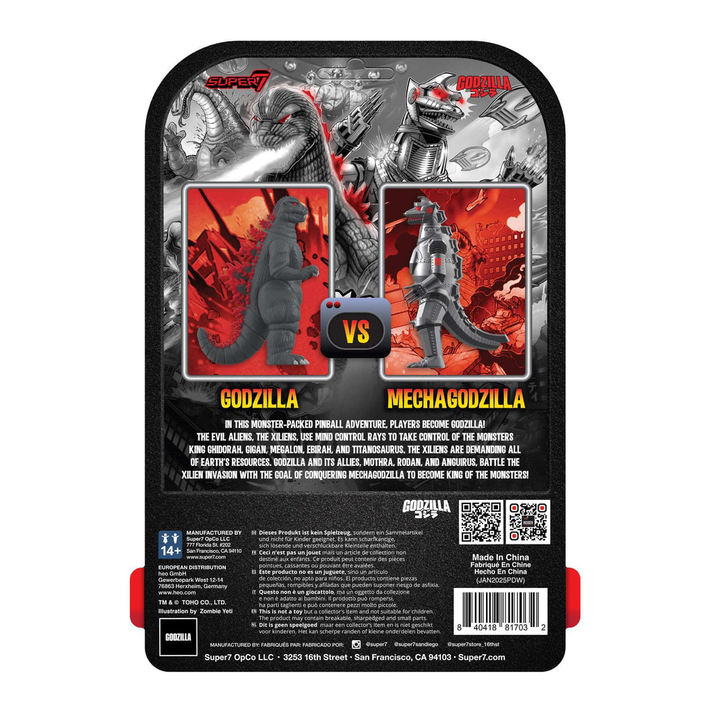 Toho ReAction Figures - Godzilla '84 & Mechagodzilla '74 (70th Stern Pinball)