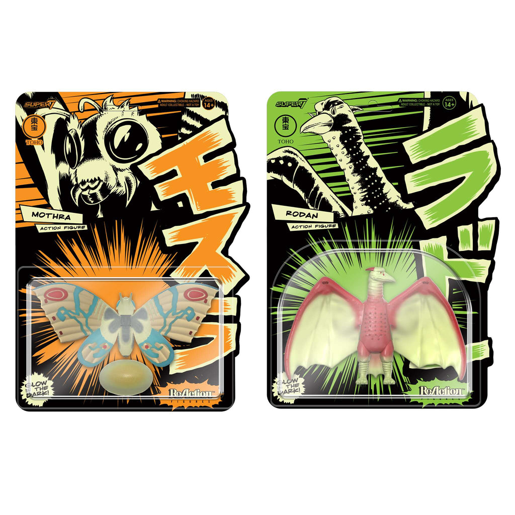 Toho ReAction Wave 1 - Mothra & Rodan (Glow)