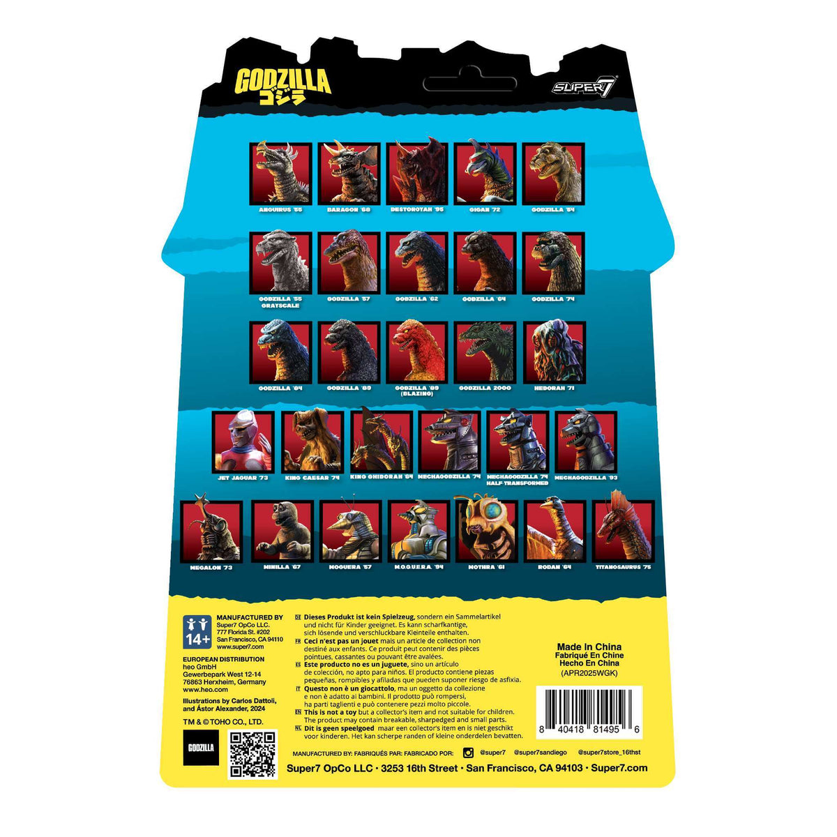 Toho ReAction Figures Wave 09 - Godzilla 2000