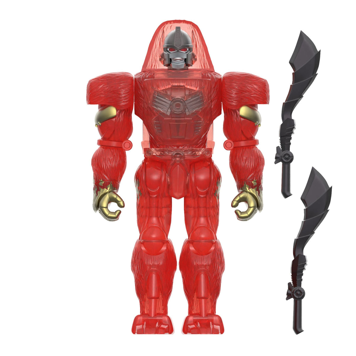 Transformers ReAction Figures - Optimus Primal (Burning Red)