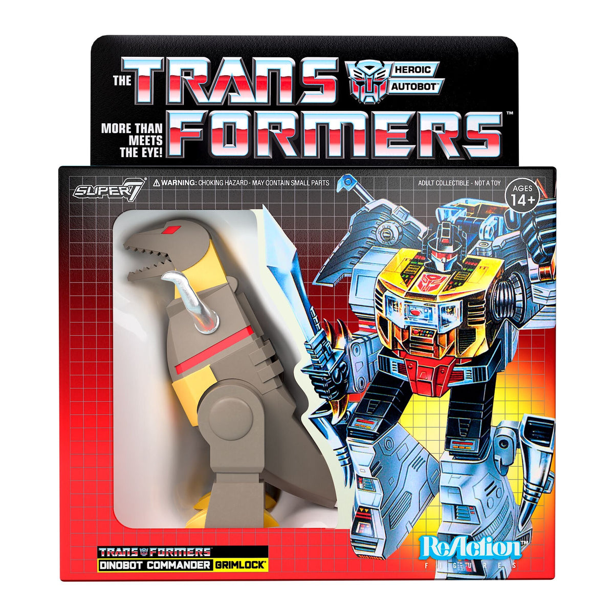 Transformers ReAction Figures - Grimlock (Metallic)