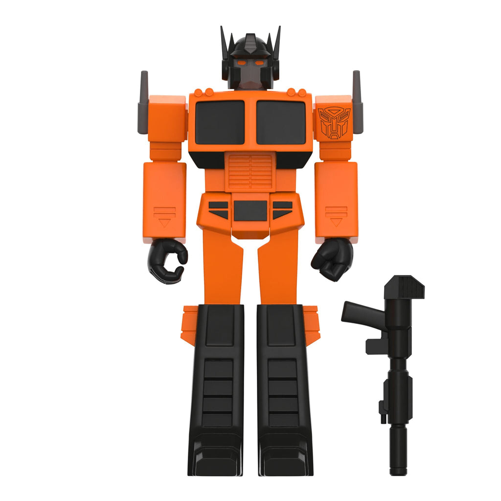 Transformers ReAction Figure - Optimus Prime (Orange/Black)