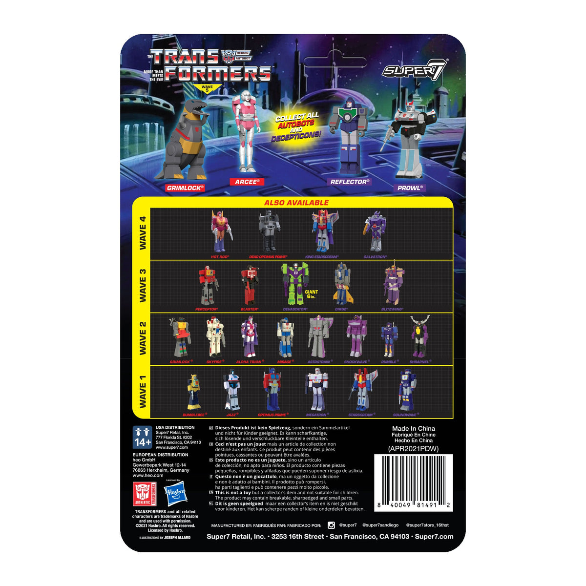 Transformers ReAction Figure - Optimus Santa