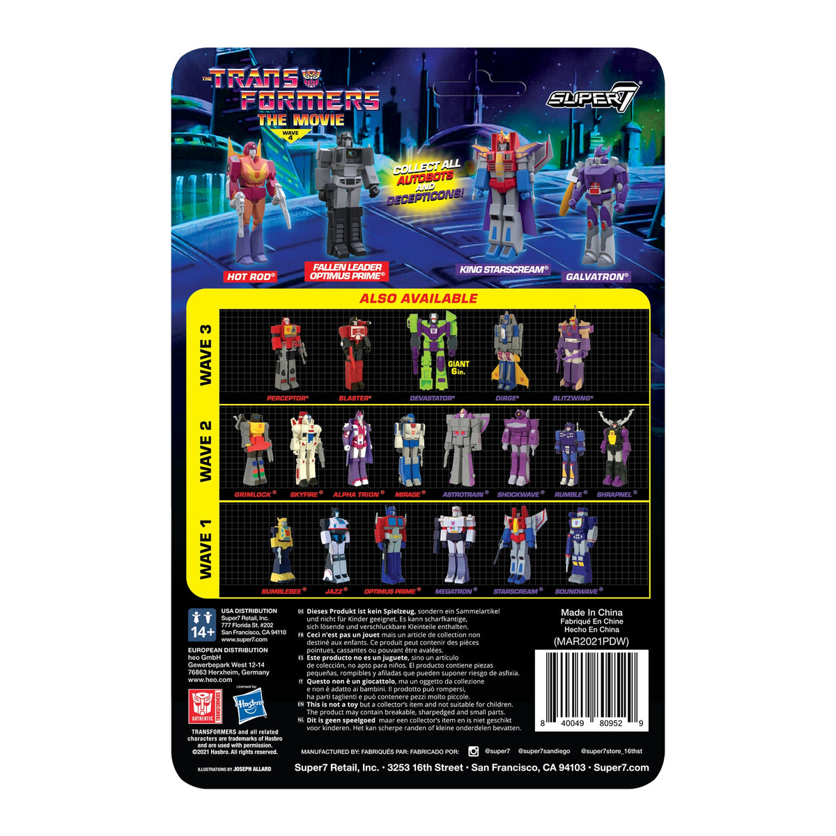 Transformers ReAction Figure Wave 4 - Hot Rod