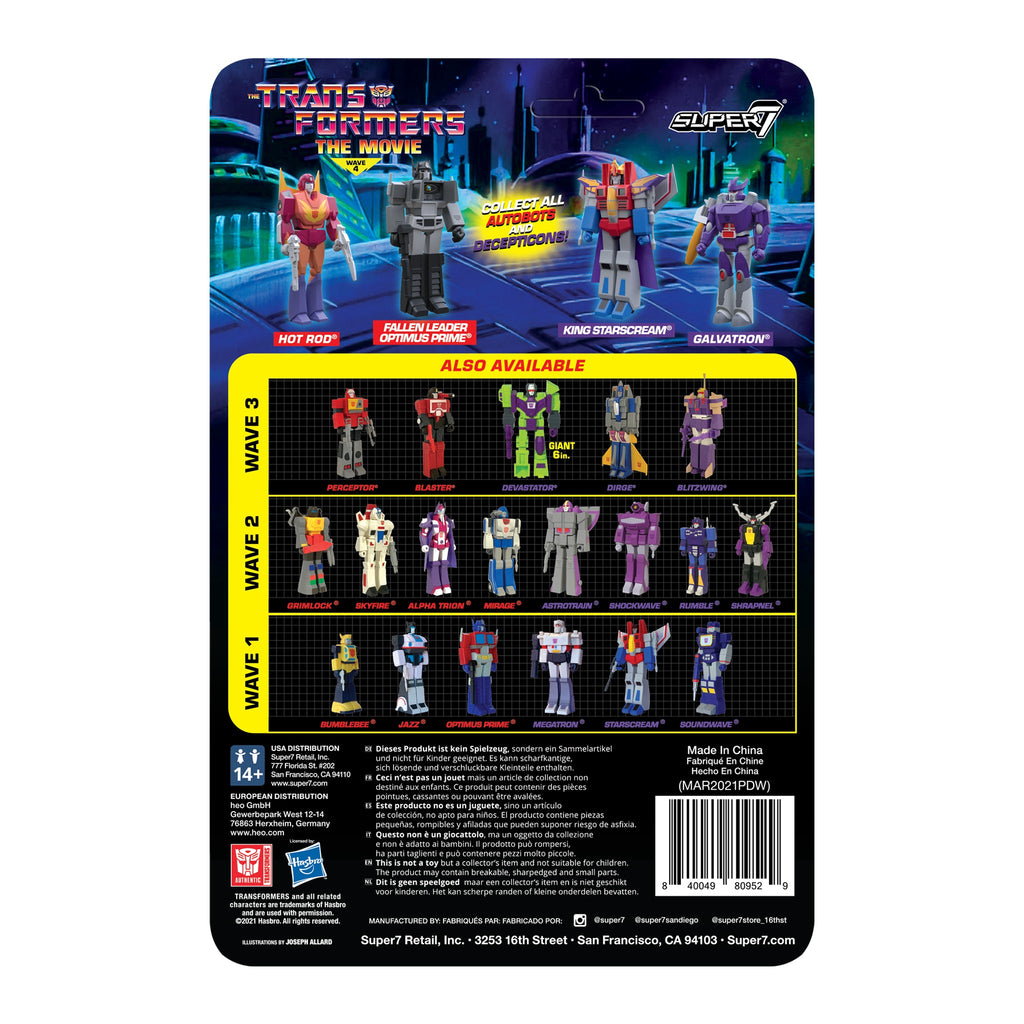 Transformers ReAction Figure Wave 4 - Galvatron