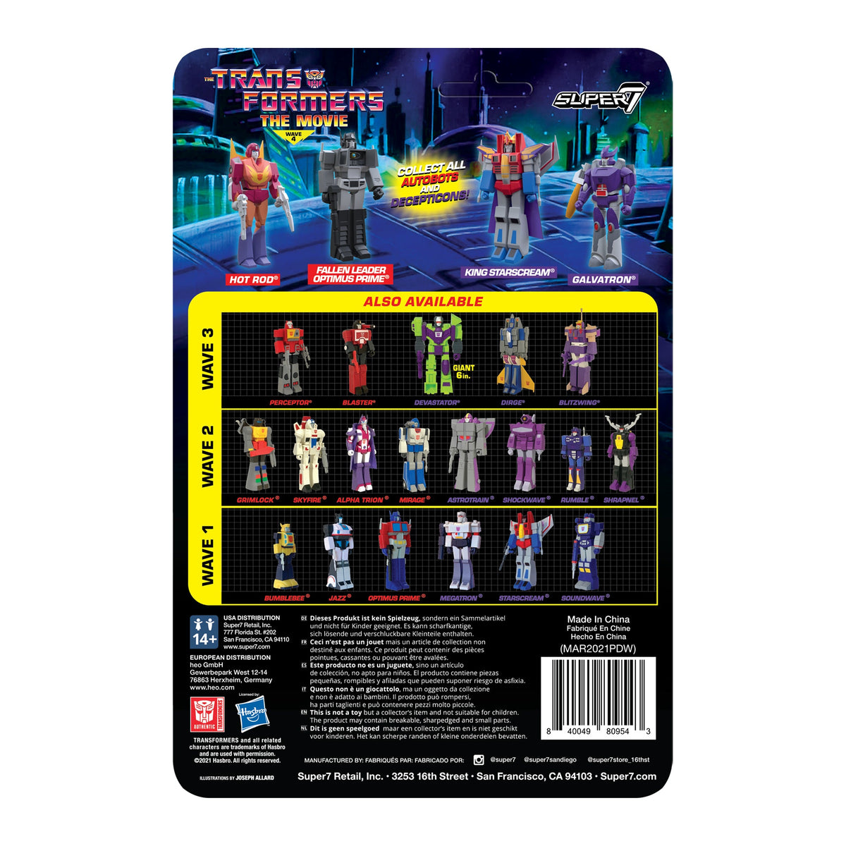 Transformers ReAction Figure Wave 4 - King Starscream