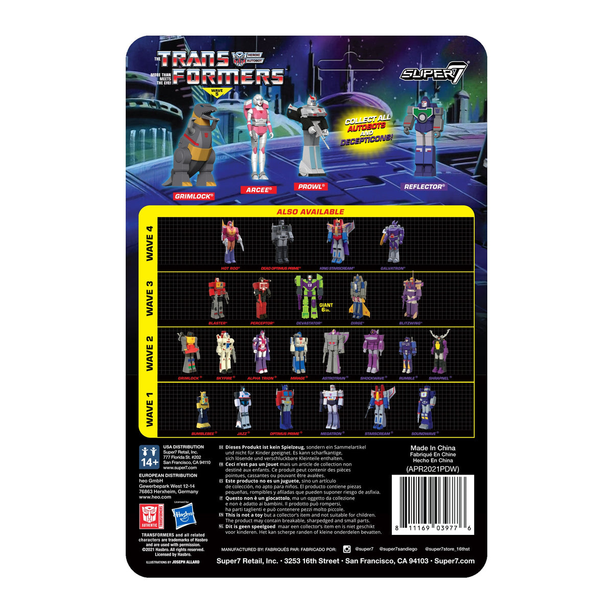 Transformers ReAction Figure Wave 5 - Arcee
