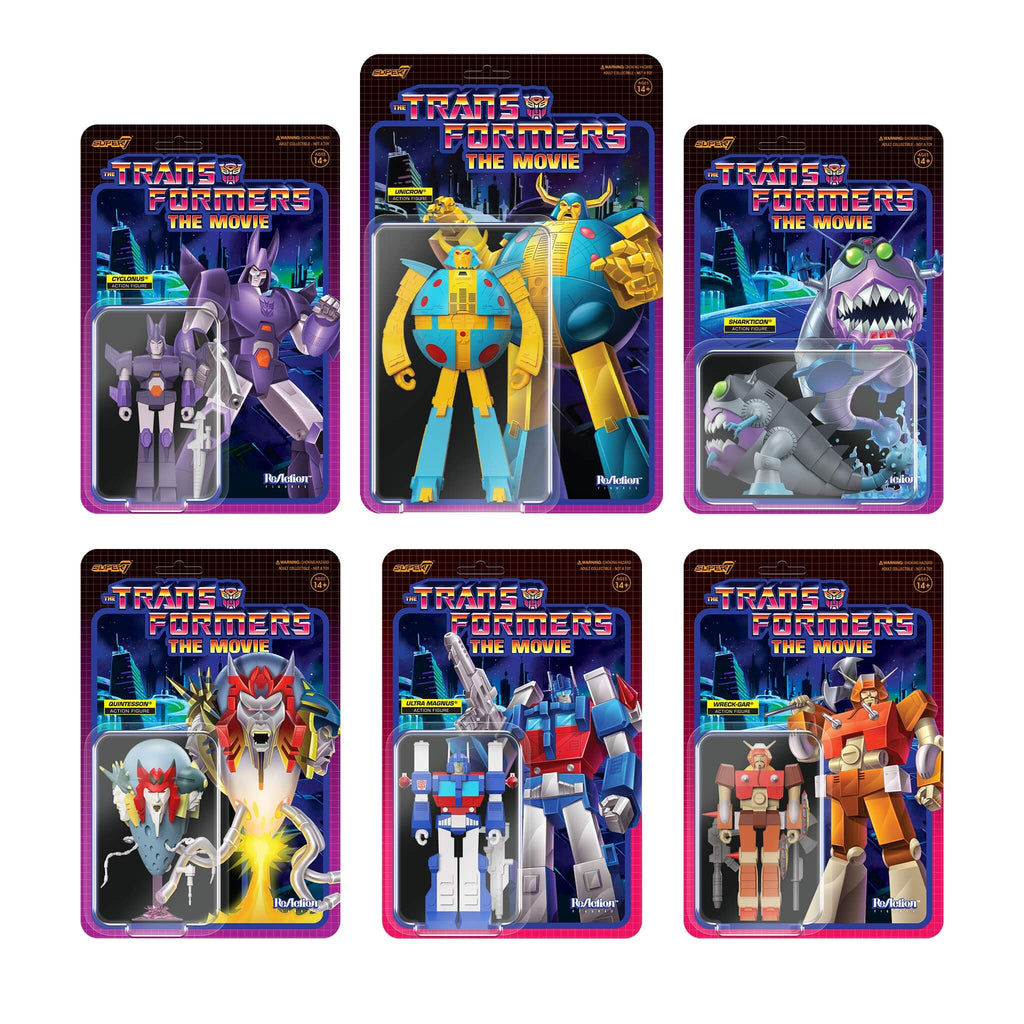 Transformers ReAction Figures Wave 6 - Set of 6
