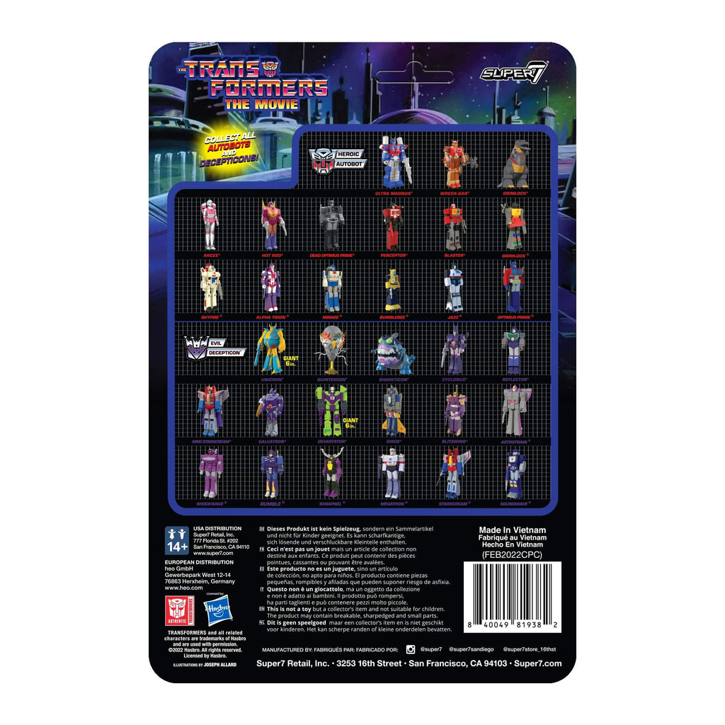 Transformers ReAction Figures Wave 6 - Ultra Magnus (G1)