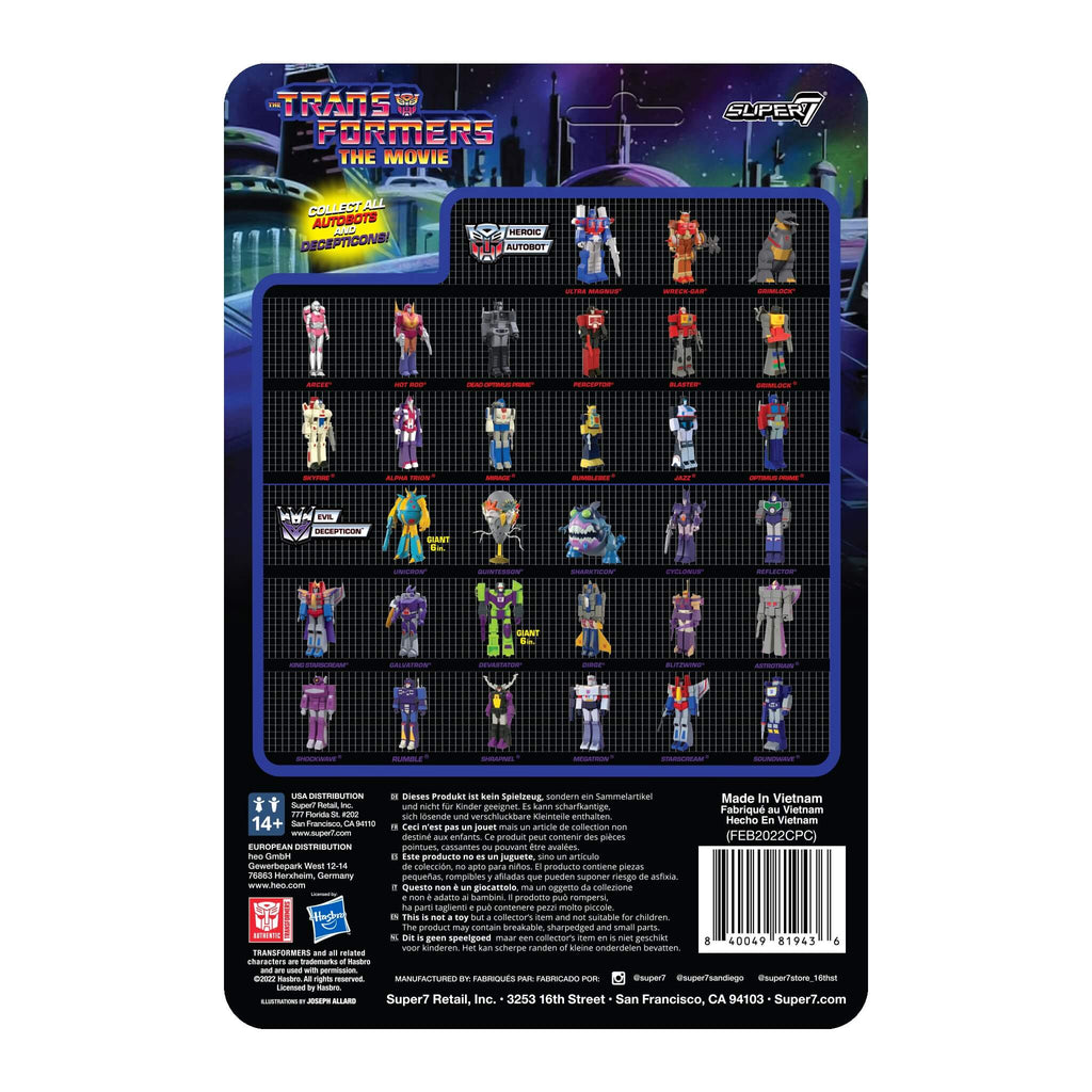 Transformers ReAction Figures Wave 6 - Wreck-Gar (G1)