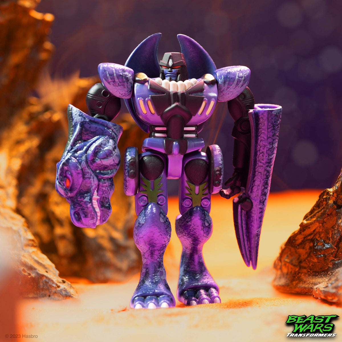 Transformers ReAction Wave 7 Beast Wars - Megatron (Clear)