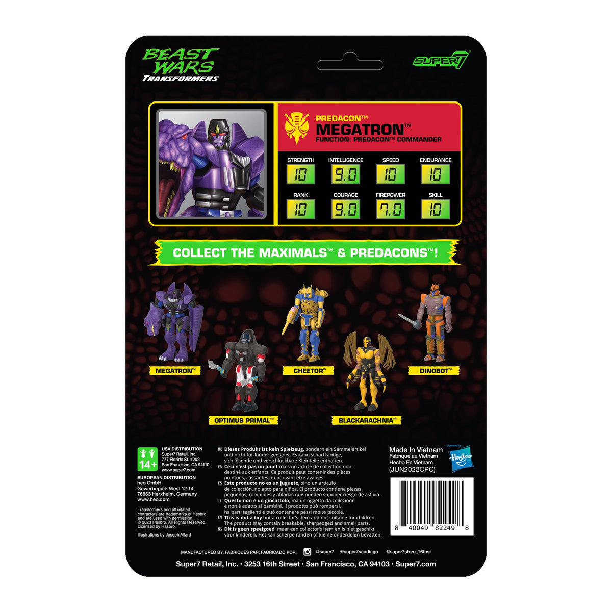 Transformers ReAction Wave 7 Beast Wars - Megatron