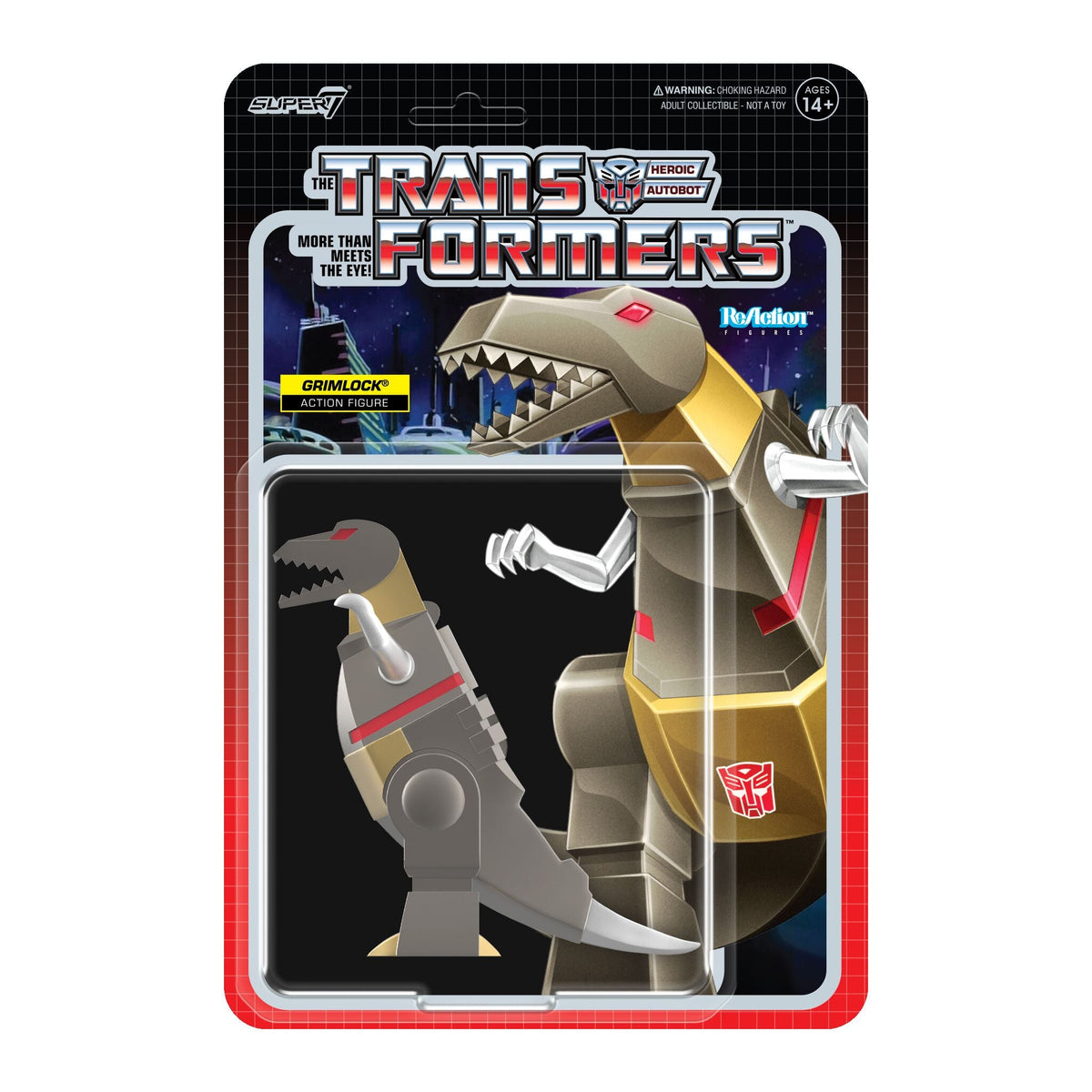 Transformers ReAction Figures Wave 08 - Grimlock (Metallic)