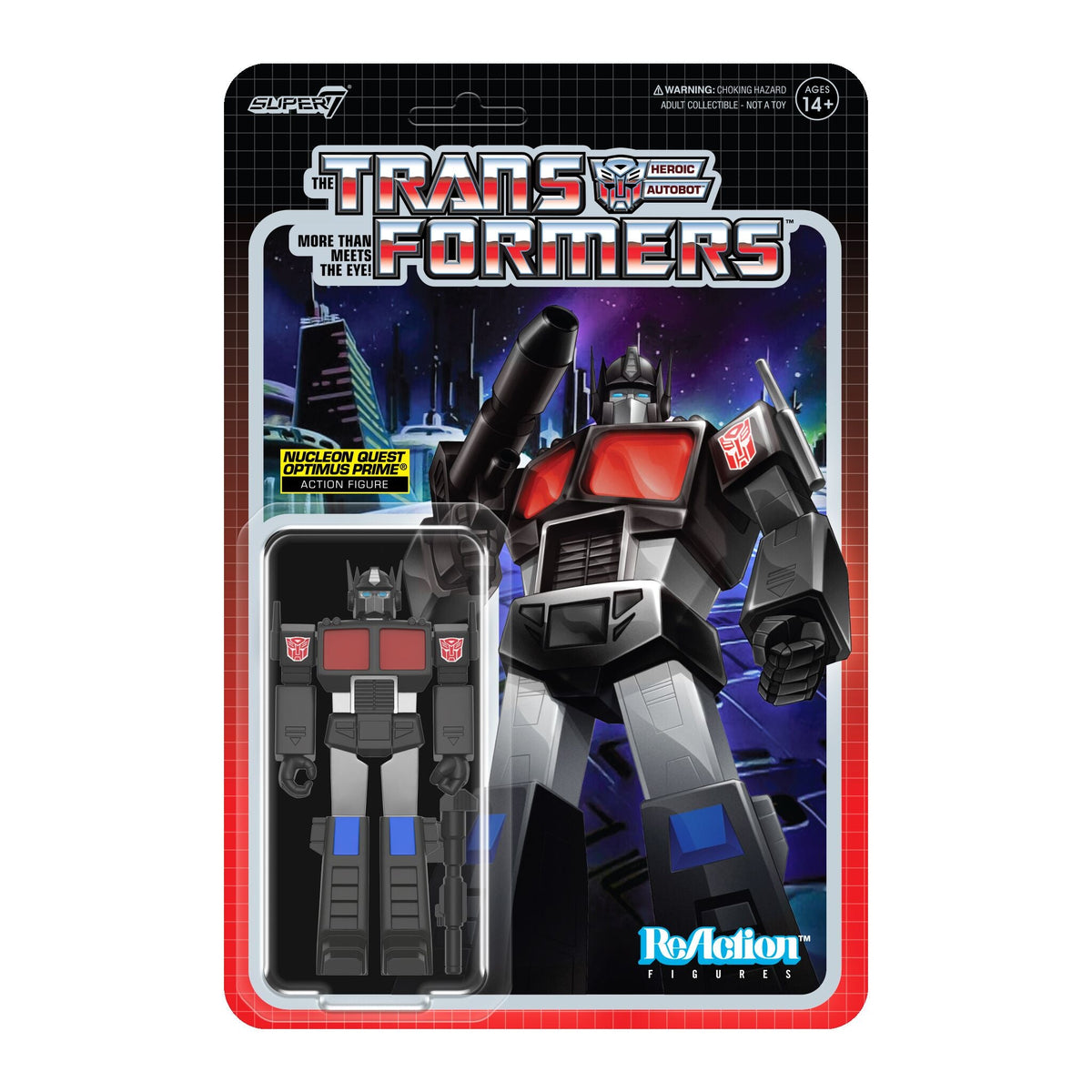 Transformers ReAction Figures Wave 08 - Optimus Prime (Nucleon Quest Special Mission)