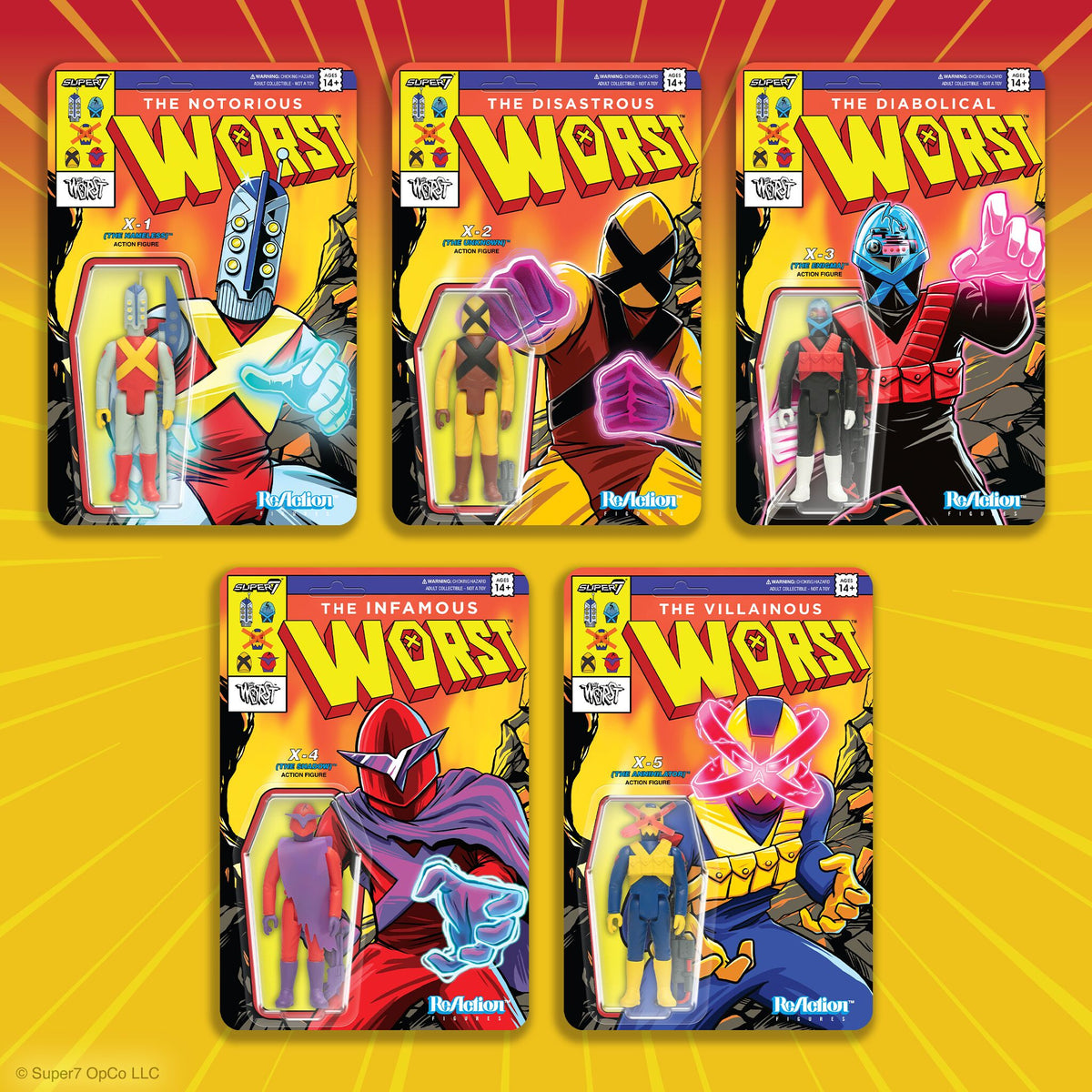 The Worst ReAction Figures Wave 05 (Mutant Team) - X5 (The Annihilator)