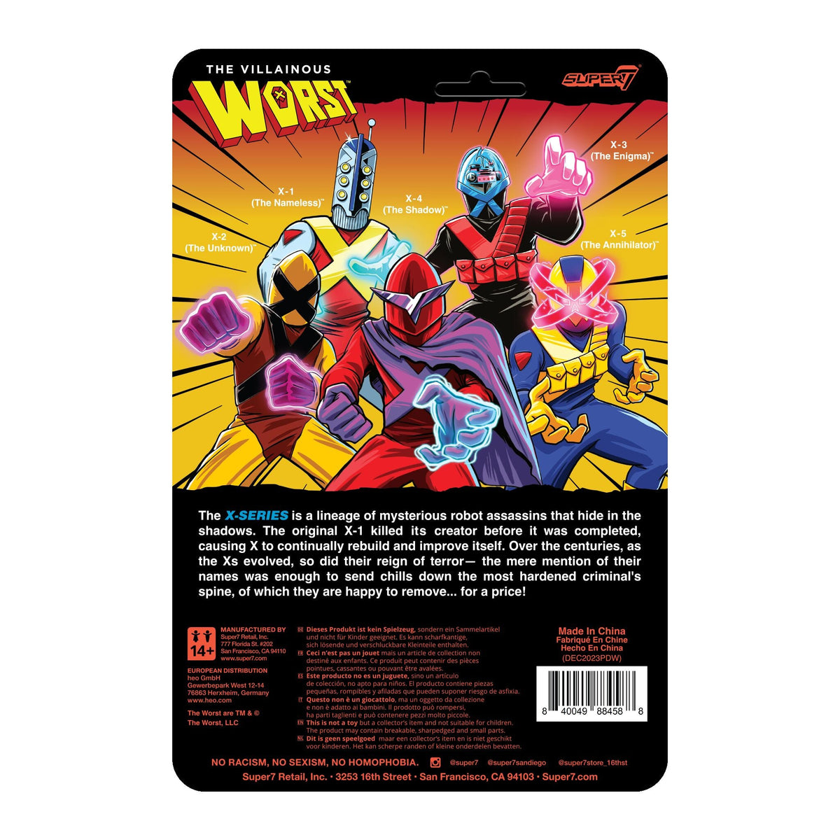 The Worst ReAction Figures Wave 05 (Mutant Team) - X5 (The Annihilator)