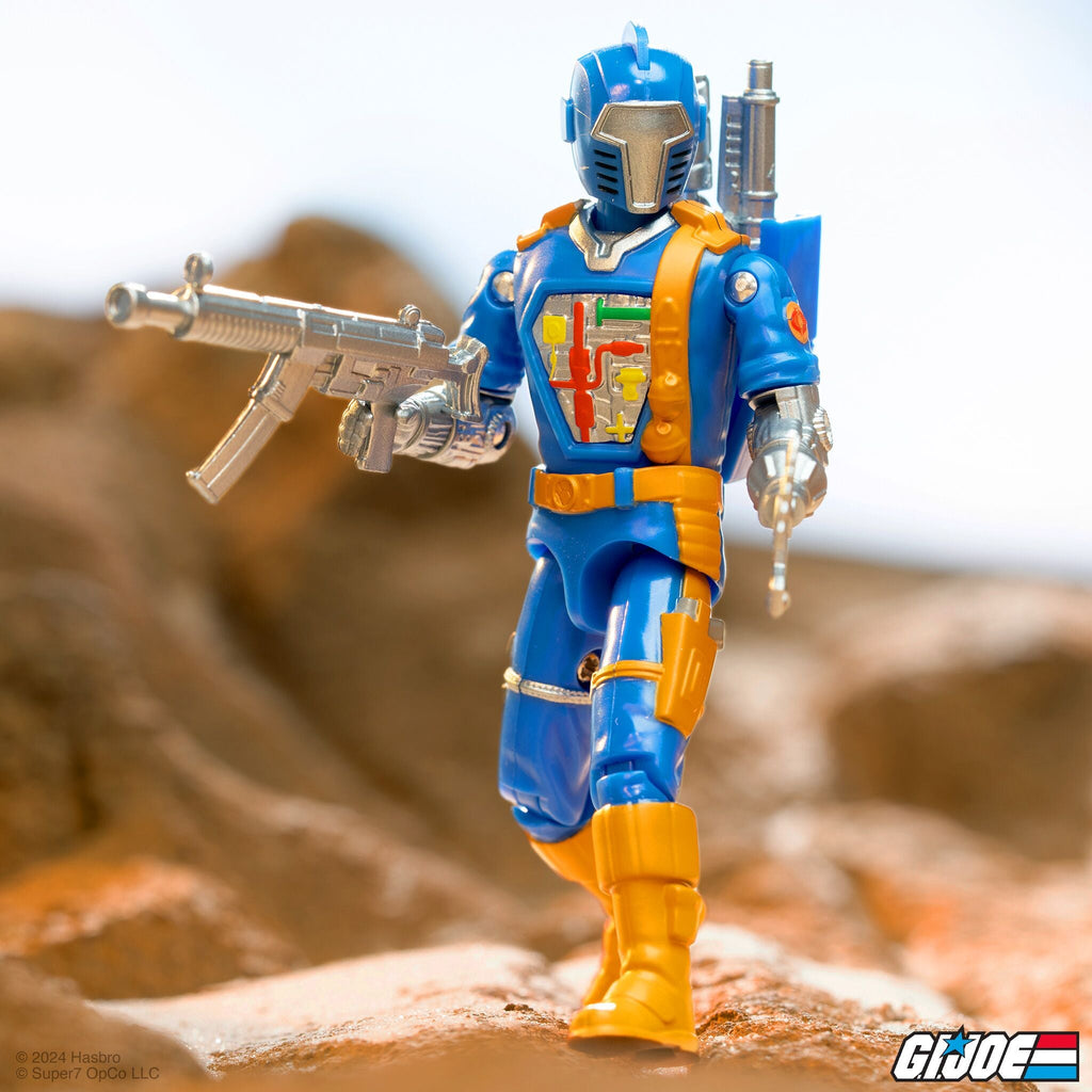 G.I. Joe ReAction+ Wave 01 - Cobra B.A.T. (Comic Blue)