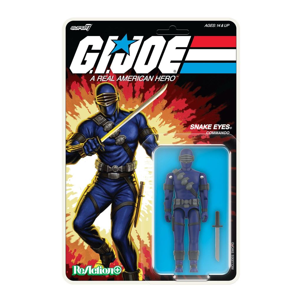 G.I. Joe ReAction+ Wave 03 (Cartoon) - Snake Eyes (Cartoon)