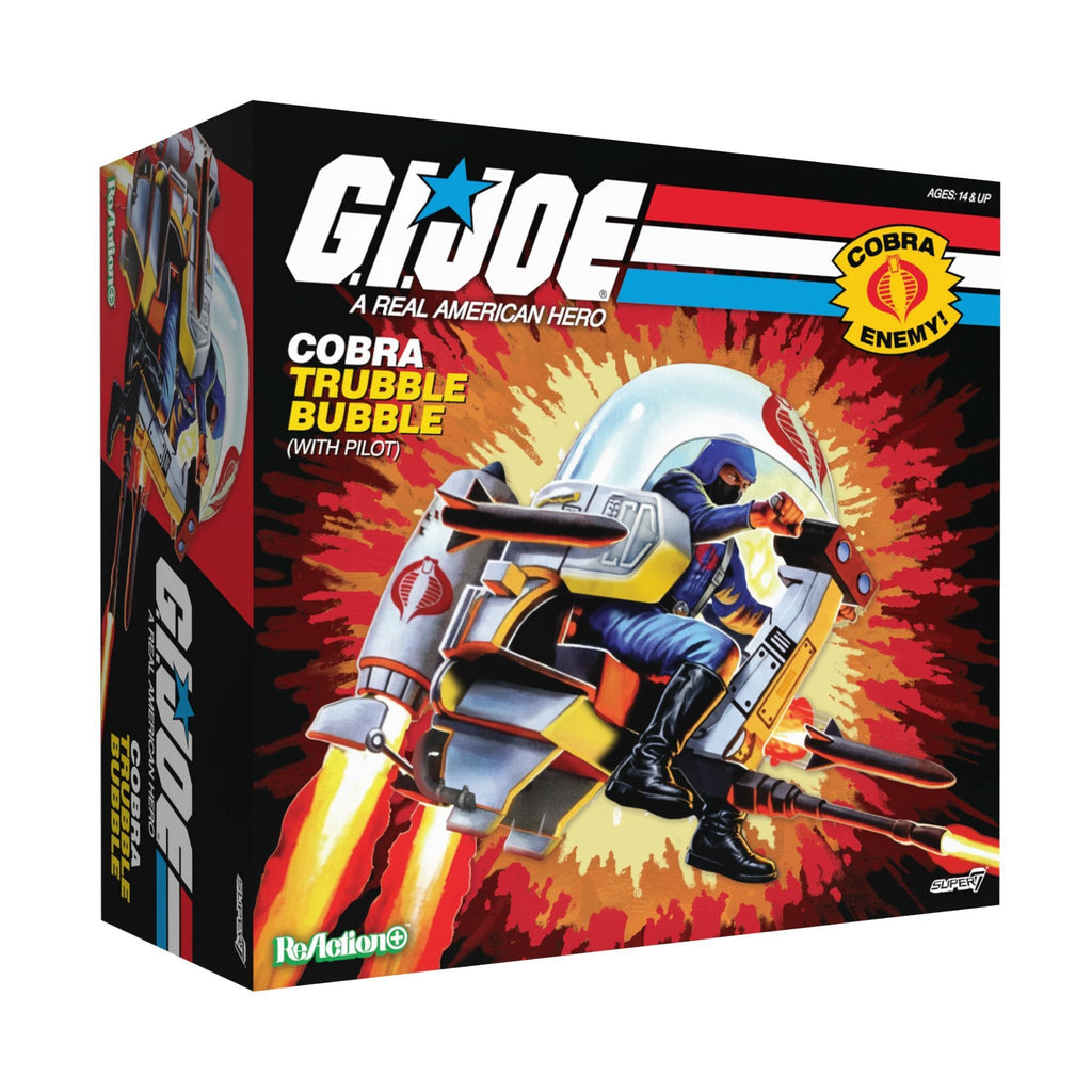 G.I. Joe ReAction+ Vehicle -Trubble Bubbles - Cobra Trooper & Trubble Bubble (BBTS)