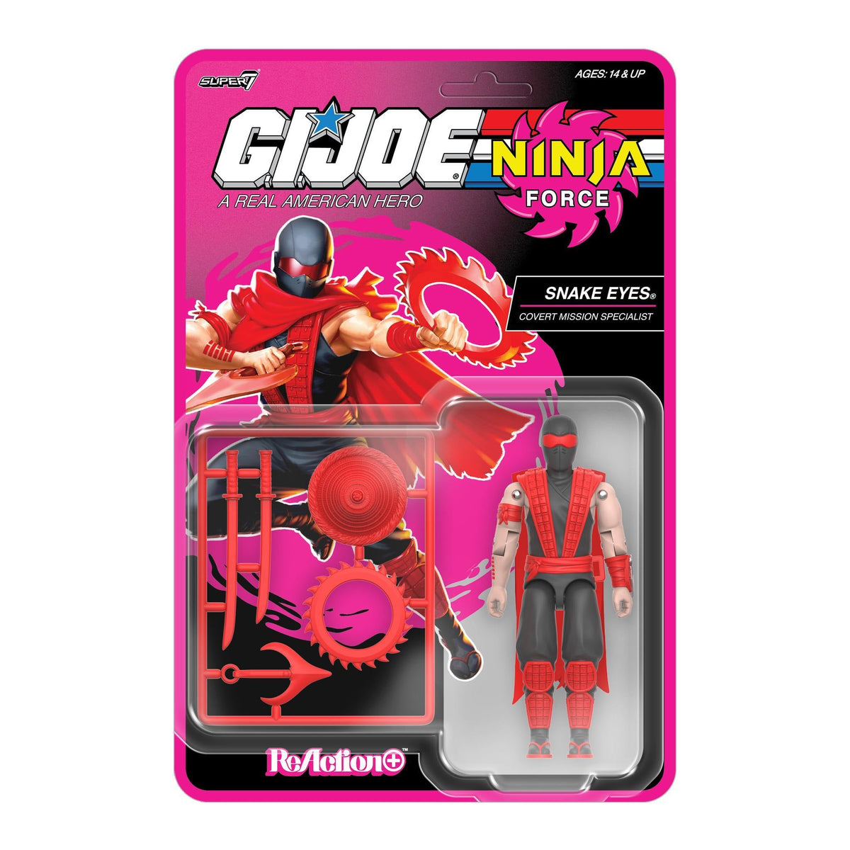 G.I. Joe ReAction+ Wave 11 (Ninja Force) - Snake Eyes (Ninja Force)