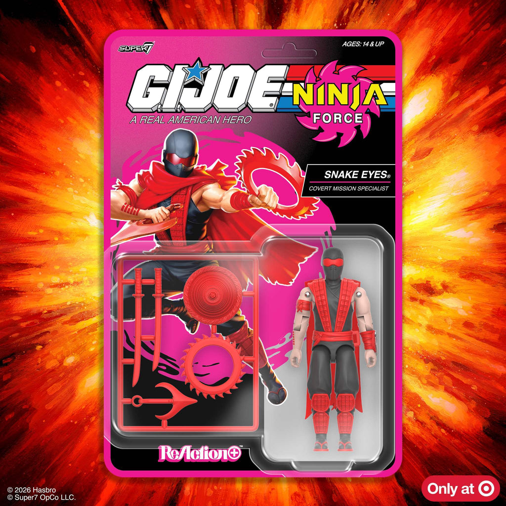 G.I. Joe ReAction+ Wave 11 (Ninja Force) - Snake Eyes (Ninja Force)