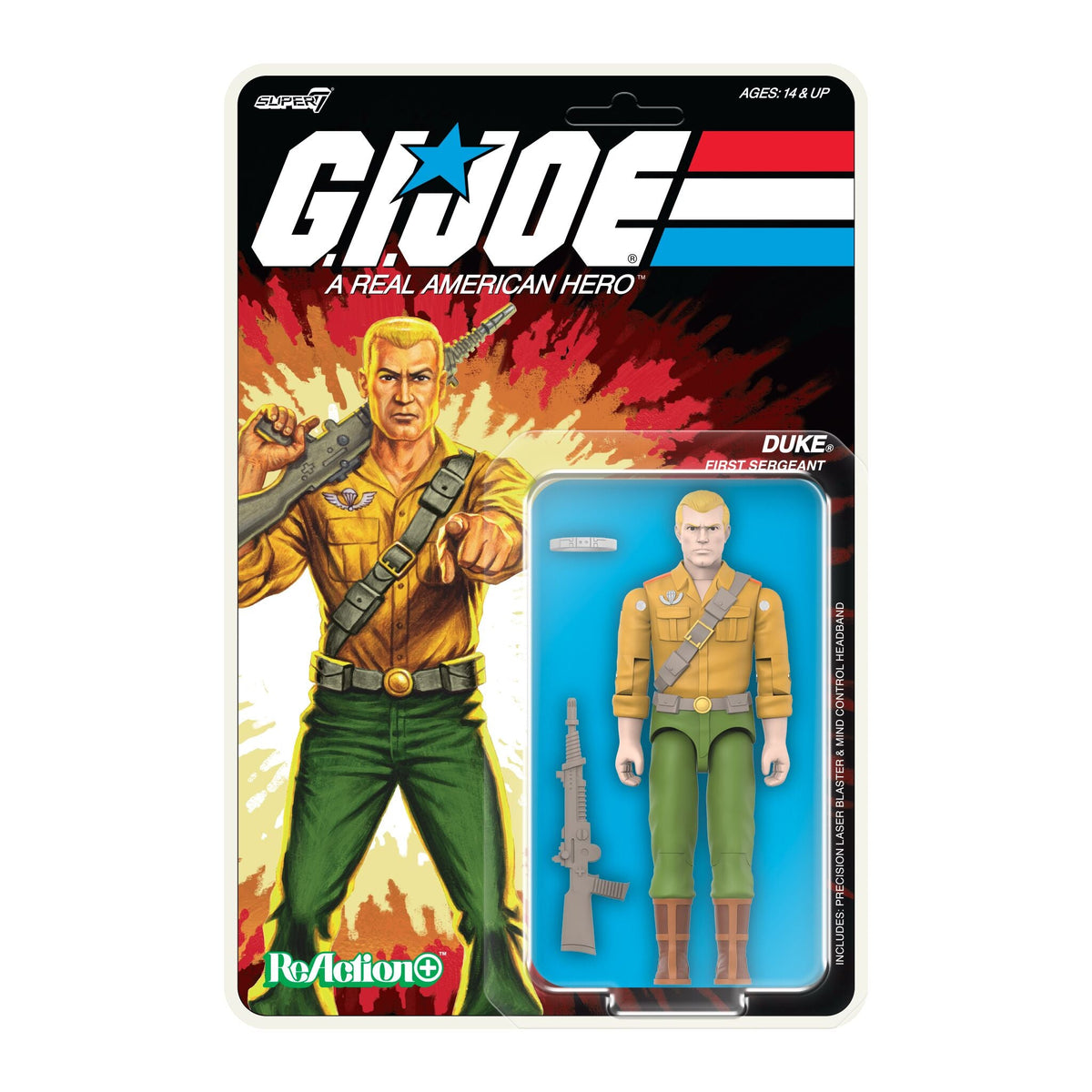 G.I. Joe ReAction+ Wave 2 - Ramar, Fatal Fluffy, Duke (Cartoon), & Serpentor (Cartoon)