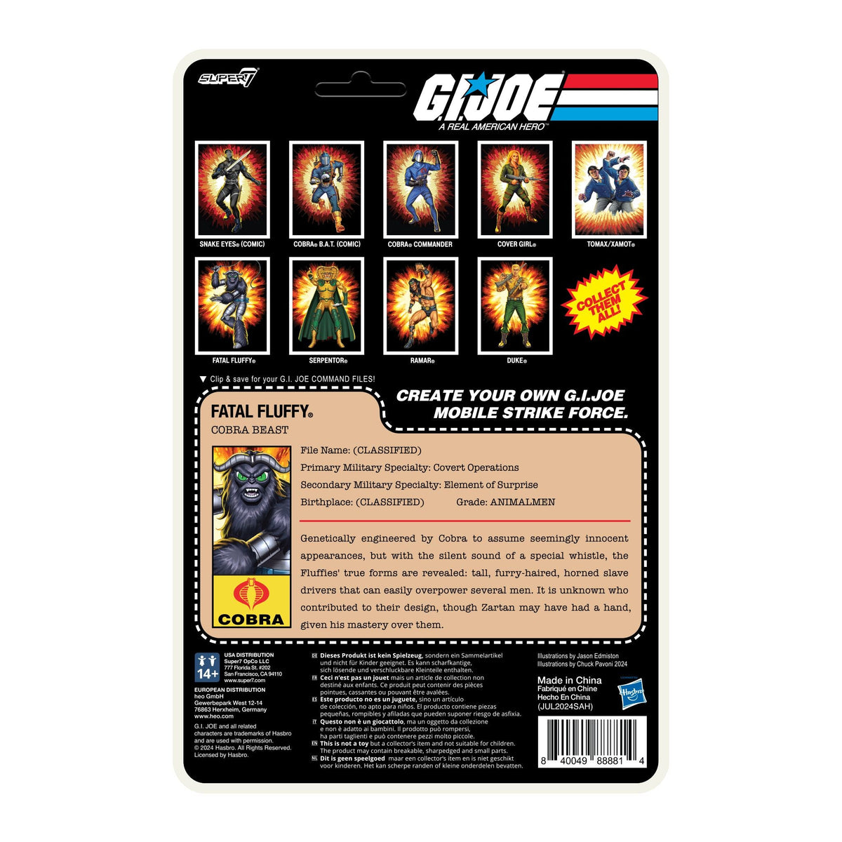 G.I. Joe ReAction+ Figures - Ramar & Fatal Fluffy
