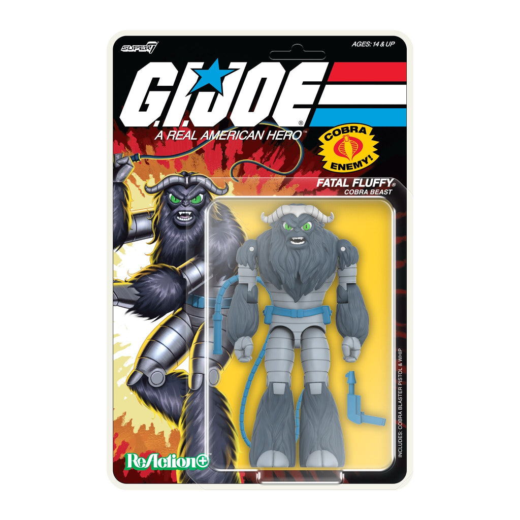 G.I. Joe ReAction+ Wave 2 - Ramar, Fatal Fluffy, Duke (Cartoon), & Serpentor (Cartoon)