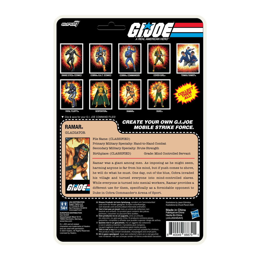 G.I. Joe ReAction+ Figures - Ramar & Fatal Fluffy