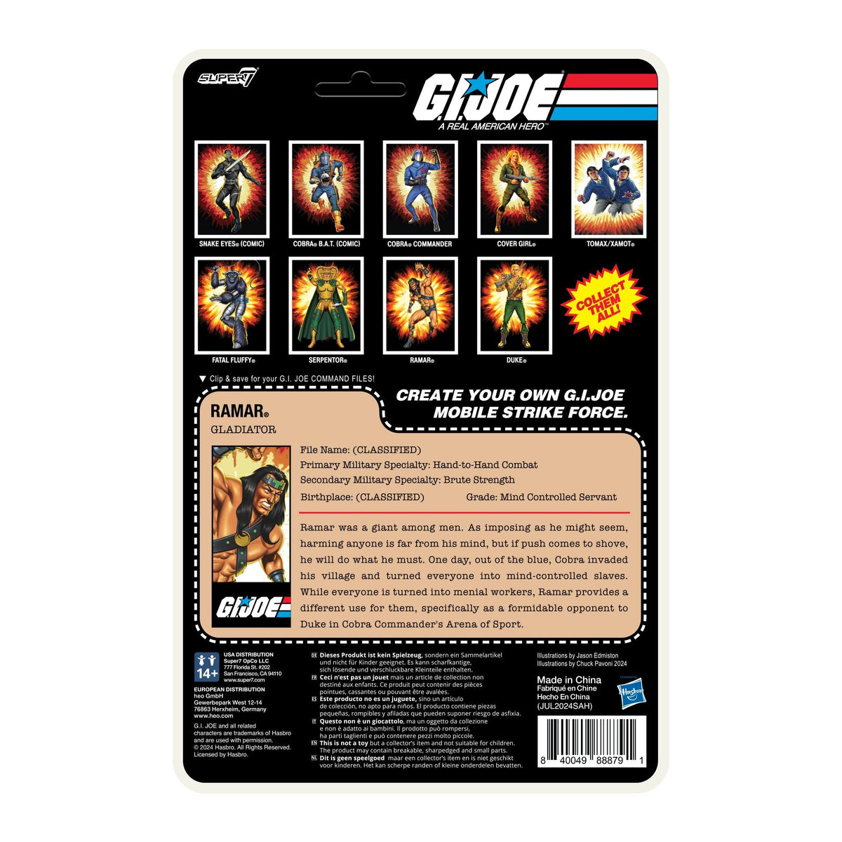 G.I. Joe ReAction+ Figures - Ramar & Fatal Fluffy