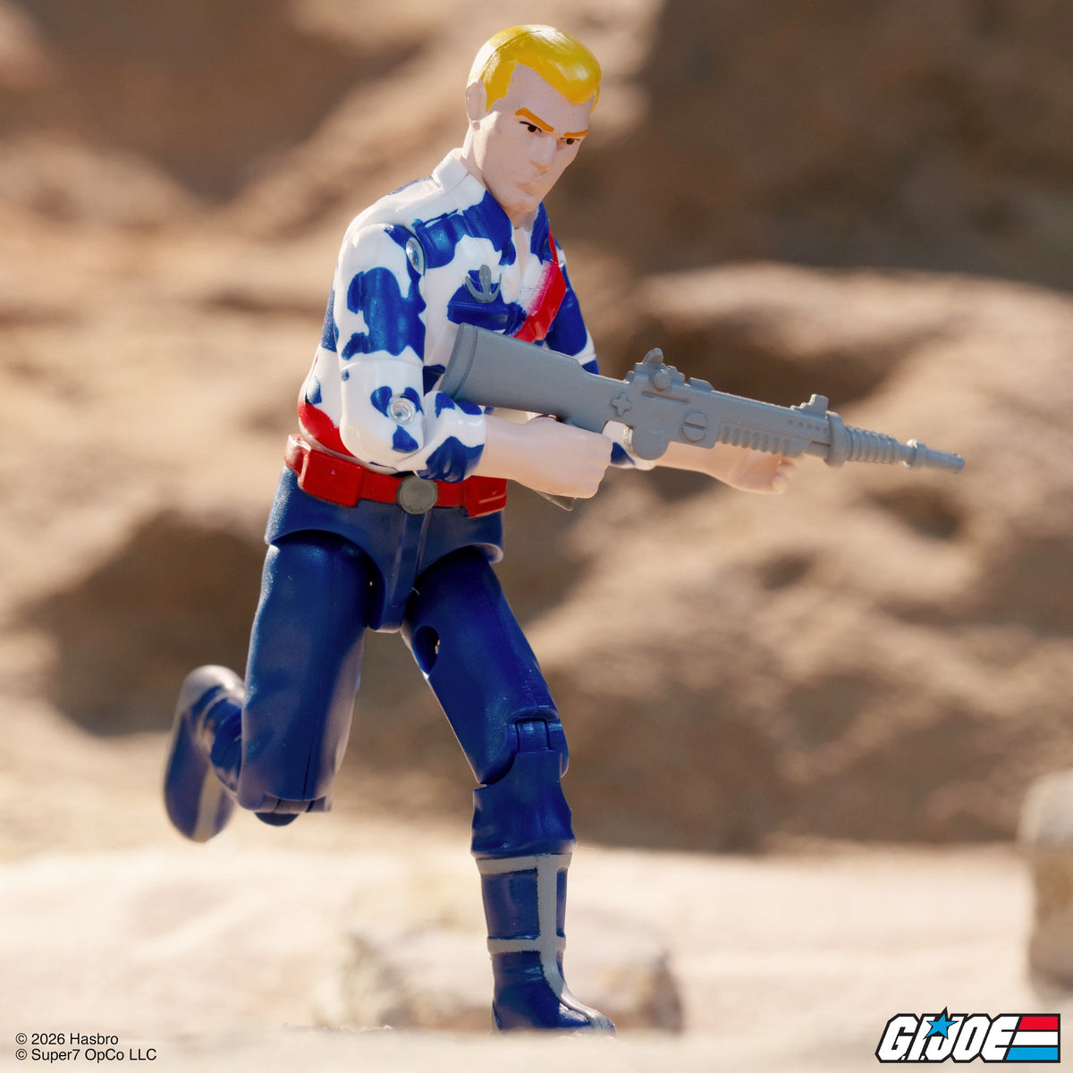 G.I. Joe ReAction+ Wave 08 - Duke, Lt. Falcon, Lady Jaye & Snake Eyes (America's 250th Anniversary)
