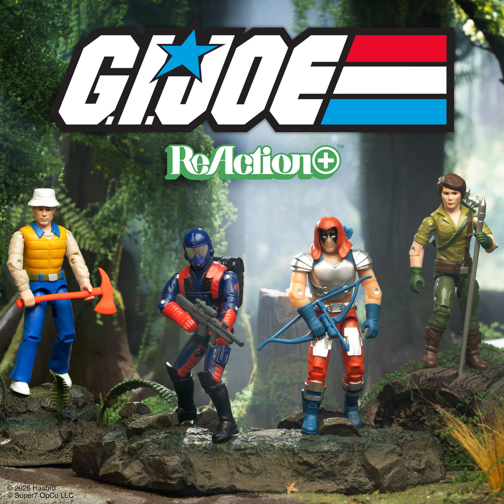 G.I. Joe ReAction+ Wave 09 - Lady Jaye, Deep Six, Zartan & Cobra Viper Gunner