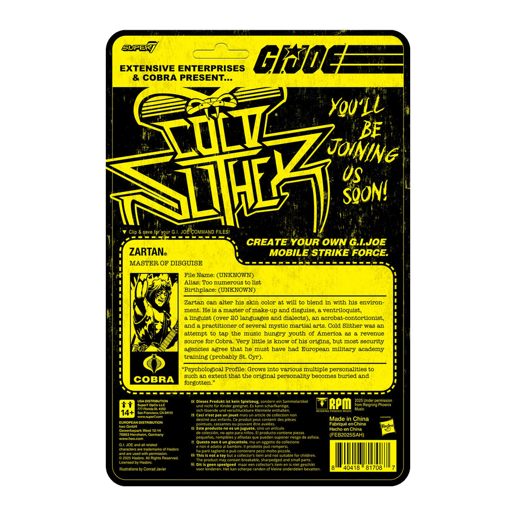 G.I. Joe ReAction+ - Cold Slither (45 Adaptor Box Set)